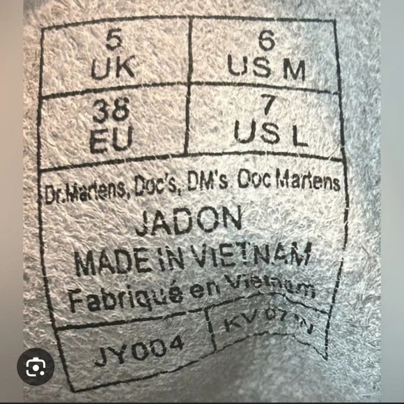 Dr. Martens White JADON Zplatform Boot Sz US 7L - Picture 8 of 13